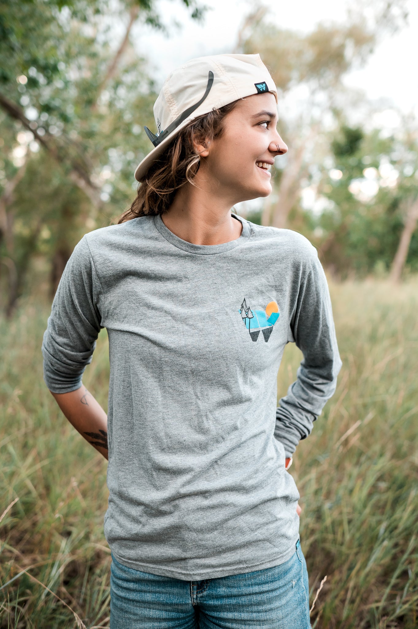 Long-Sleeved Logo Tee